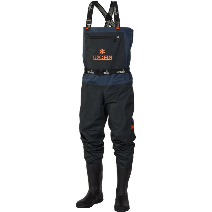 Полукомбинезон забродный NORFIN PILOT BOOTFOOT р.44-XL с сапогами 82231-44-XL