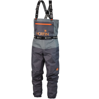 Полукомбинезон забродный NORFIN PILOT STOCKINGFOOT GRAY р.M